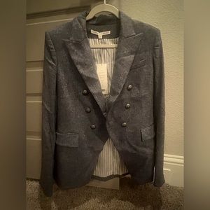 Veronica Beard Miller Jacket in Blue Multi